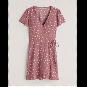 Abercrombie and Fitch Ruffle Wrap Mini Dress